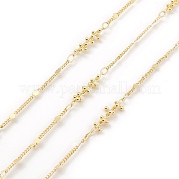 Латунные цепочки с шариками и бисером CHC-M025-50G