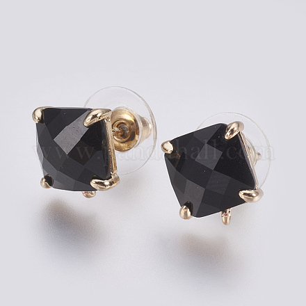 Серьги из граненого стекла GLAA-F084-C09-1