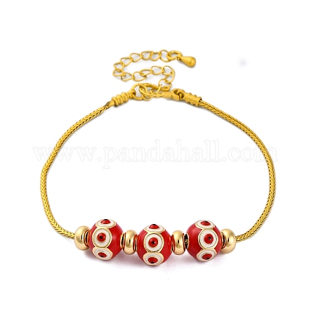 Латуни европейские браслеты BJEW-C080-03G-06-1