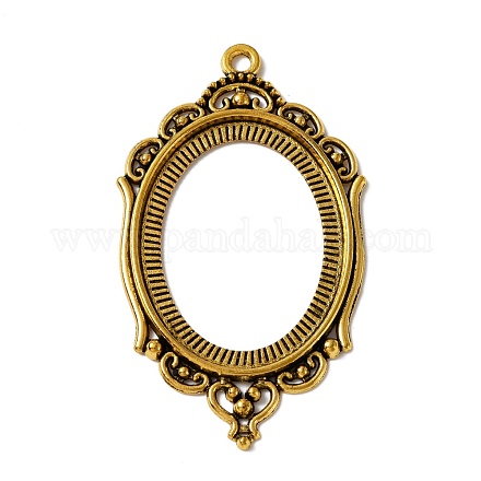 Цинк сеттингами подвески сплава кабошон FIND-WH050-70AG-1