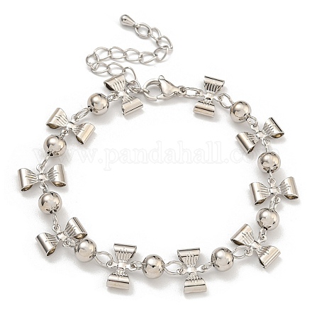 Стойки с латунными браслетами BJEW-B106-06P-1
