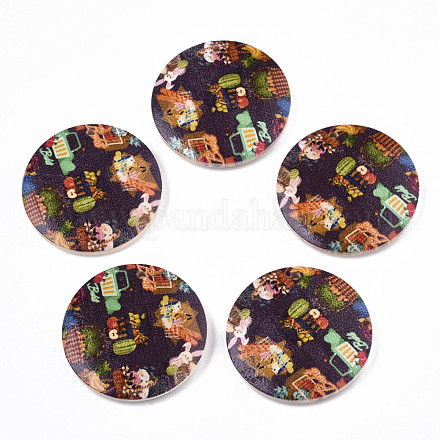 Печатные подвески дерева WOOD-S045-102A-04-1