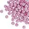 Pave Disco Ball Beads, Polymer Clay Rhinestone Beads, Round, PP13(1.9~2mm), 6 Rows Rhinestone, 10mm, Hole: 1.5mm, Light Rose, PP13(1.9~2mm), 6 Rows Rhinestone, 10mm, Hole: 1.5mm