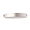 Non-Tarnish 304 Stainless Steel Brushed Curved Rectangle Connector Charms, Stainless Steel Color, 6.5x39.5x1.5mm, Hole: 1.4mm