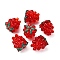 Handmade Lampwork Beads, Grape, Red, 14x12mm, Hole: 1.5mm