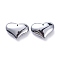 Terahertz Stone Pendants, Heart, 18.5x26x7.5mm, Hole: 1.2mm