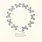 Tibetan Style Alloy Link Chain Waist Belly Chains, Butterfly, 1500mm
