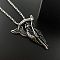Punk Stainless Steel Grim Reaper Pendant Necklaces for Men, Stainless Steel Color