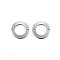 Tarnish Resistant 304 Stainless Steel Links connectors, Circle, Stainless Steel Color, 13x1mm, Hole: 1mm