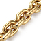 Handmade CCB Plastic Cable Chains, Oval, for Jewelry Making, Golden, Link: 24x18.5x5mm, about 39.37 inch(1m)/strand