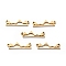 304 Stainless Steel Links Connectors, Mountain, Golden, 5.5x20x1mm, Hole: 1mm