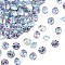 Preciosa® MAXIMA Crystal Round Stones, Czech Crystal, Aluminium Layer, Round(431 11 615 Chaton), 00030 265 Vitrail Light, SS45(9.85~10.2mm)
