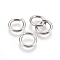 Tarnish Resistant 304 Stainless Steel Open Jump Rings, Stainless Steel Color, 12 Gauge, 13x2mm, Inner Diameter: 9mm, 300pcs/bag
