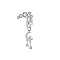 304 Stainless Steel Pave Clear Cubic Zirconia Clip on Belly Rings, Stainless Steel Color, Moon with Star, 40mm
