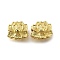 Brass Beads, Lotus, Golden, 11x14x8.5mm, Hole: 2.5mm