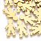 201 Stainless Steel Links connectors, Laser Cut Links, Boy, Golden, 17x11x1mm, Hole: 1.4mm