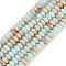 Synthetic Shoushan Stone Beads Strands, Rondelle, 4~4.5x2~2.5mm, Hole: 1.2mm, about 155~163pcs/strand, 15.24''~15.31''(38.7~38.9cm)