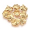 304 Stainless Steel Pendants, Fish, Real 18k Gold Plated, 18x17x6mm, Hole: 1.2mm