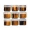 Natural Tiger Eye Multi-Strand Links, Curved Rectangle, 16.5~17x20x6.5~7mm, Hole: 1.2~1.4mm