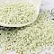 Baking Paint Glass Seed Beads, Cylinder, Mint Cream, 2x1.5mm, Hole: 1mm, about 50398pcs/pound