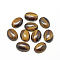 Natural Tiger Eye Cabochons, Oval, 10x8x4~5mm