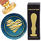 Brass Wax Seal Stamps with Wood Handle, for DIY Scrapbooking, Heart, 25mm