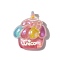 Summer Theme Opaque Resin Cabochons, with Glitter Powder, Cake, 27.5x24x9mm