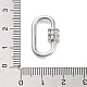 Кольца для ключей из латуни с микропаве и кубическим цирконием KK-M293-50P-3