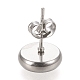 Серьги-гвоздики из нержавеющей стали 304 STAS-K202-05C-P-2