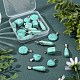 20 шт. подвески из синтетической бирюзы 5 стилей G-SC0001-76-10