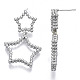 Серьги-гвоздики из латуни KK-N232-104P-NF-3