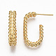 Серьги-кольца из латуни KK-R117-018-NF-4