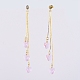 Серьги и колье с подвесками SJEW-JS01075-01-7