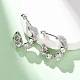 Серьги-гвоздики из циркония EJEW-D322-07P-01-2