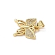 Латунные микро проложить кубического циркония подвески KK-Q068-09B-G-2