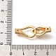 Латунные застежки с крючками из циркония KK-C085-07G-3