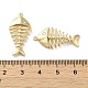 Латунные микропаве прозрачные подвески с фианитом KK-H455-28G-3