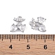 Латунные микропаве прозрачные подвески с фианитом KK-K351-40P-3