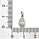 Латунные микро проложить кубического циркония подвески KK-P295-33P-3