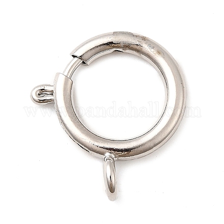 Латунная застежка пружинного кольца KK-D407-20P-G-1