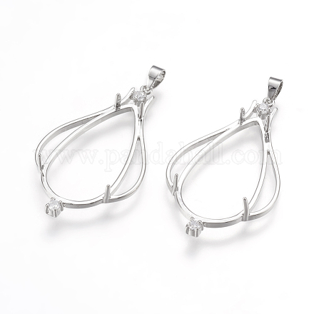 Сеттинги для кулона (кабошонов) KK-K196-12P-1