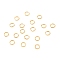 Brass Open Jump Rings, Long-Lasting Plated, Round Ring, Real 18K Gold Plated, 21 Gauge, 5x0.7mm, Inner Diameter: 3.6mm