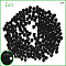 K9 Glass, Imitation Austrian Crystal Beads, Grade AAA, Faceted, Rondelle, Black, 4x3mm, Hole: 0.7~0.9mm