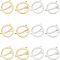 12Pcs 2 Colors 201 Stainless Steel Pendants, Laser Cut, Flat Round with Branch, Golden & Stainless Steel Color, 19.5x17.5x1mm, Hole: 1.4mm, 6pcs/color