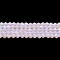 Imitation Jade Electroplate Glass Beads Strands, AB Color Plated, Faceted, Bicone, Pink, 4x4mm, Hole: 0.8mm, about 80~85pcs/strand, 30~32cm
