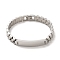 Non-Tarnish 304 Stainless Steel Bracelets, Watch Band Men's Bracelets, Mixed Style, Stainless Steel Color, 200x10mm