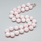 Natural Rose Quartz Beaded Necklaces, with Alloy Lobster Clasps, Round, 18.1 inch~18.5  inch(46~47cm), round: 11.5~12mm