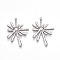 304 Stainless Steel Pendants, Sun Charm, Anti-Tarnish, Stainless Steel Color, 32.5~33x23x3mm, Hole: 1.4mm