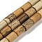 Natural Picture Jasper Beads Strands, Column, 7.5~8x6mm, Hole: 1.2mm, about 48~50pcs/strand,  15.16''~15.31''(38.5~38.9cm)