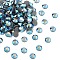 Preciosa® Crystal Hotfix Flatback Stones, Czech Crystal, Round(438 11 612 Chaton Rose VIVA 12 ®), 20410 200 Tanzanite AB, SS6(1.9~2.1mm)